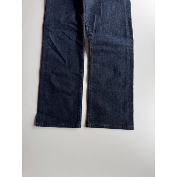 ADRIANO GOLDSCHMIED Matchstick Dark Indigo Stretch Slim Straight Jeans, Size 32 - Picture 4 of 11